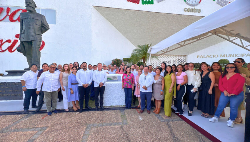 ¡Hoy, la arquitectura y el urbanismo de Tabasco se vistieron de gala! 🏛✨